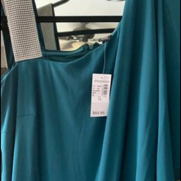 Rhinestone shoulder jumpsuit - Picture 3 of 3